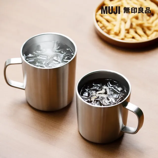 【MUJI 無印良品】不鏽鋼馬克杯/490ML