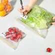 【Dagebeno荷生活】PE材質雙密封條透明保鮮袋 可冷凍可微波底部加寬分裝袋(中號1盒)