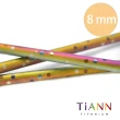 【TiANN 鈦安餐具】環保愛地球 點點款 純鈦吸管 單支(8mm)