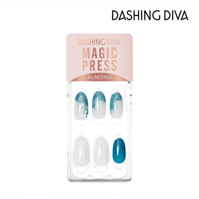 即期品【DASHING DIVA】MAGICPRESS薄型美甲片_朦朦藍霧(250901)