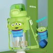 【Disney 迪士尼】玩具總動員系列Tritan材質3D立體造型提帶式吸管直飲水壺水杯 - 600ml(三款可選)