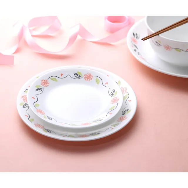 【CORELLE 康寧】陽光橙園3件式餐盤組(C02)