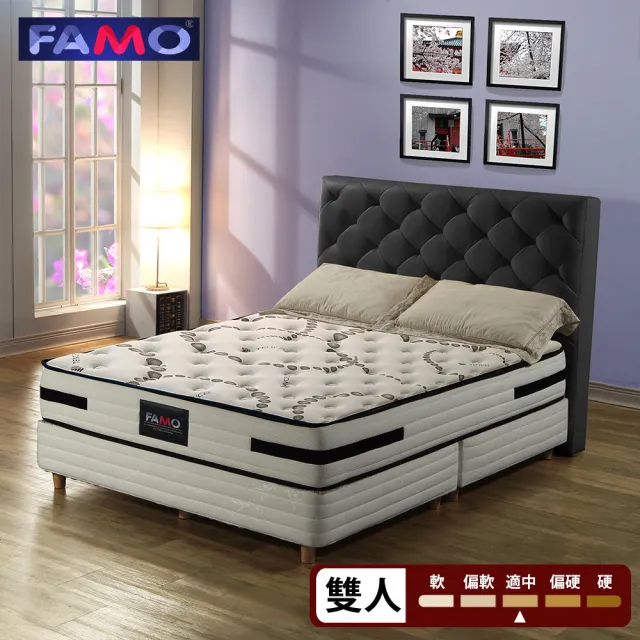 【FAMO】天絲棉紓壓蜂巢獨立筒床墊(雙人5尺)