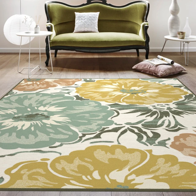 【范登伯格】比利時 法爾達立體雕花絲質地毯-夏威夷(160x230cm)