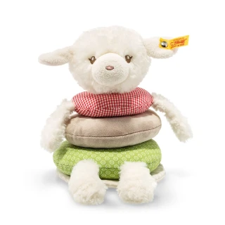 【STEIFF德國金耳釦泰迪熊】Happy Farm Lamb 甜甜圈羊(嬰幼兒安撫玩偶)