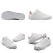 【adidas 愛迪達】休閒鞋 Court Tourino J 大童 女鞋 白 粉紅 皮革 小白鞋 三葉草 愛迪達(H00765)