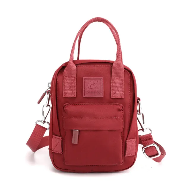 【巴黎精品】側背包帆布手提包(斜背個性簡約防潑水女包包8色a1ac15)
