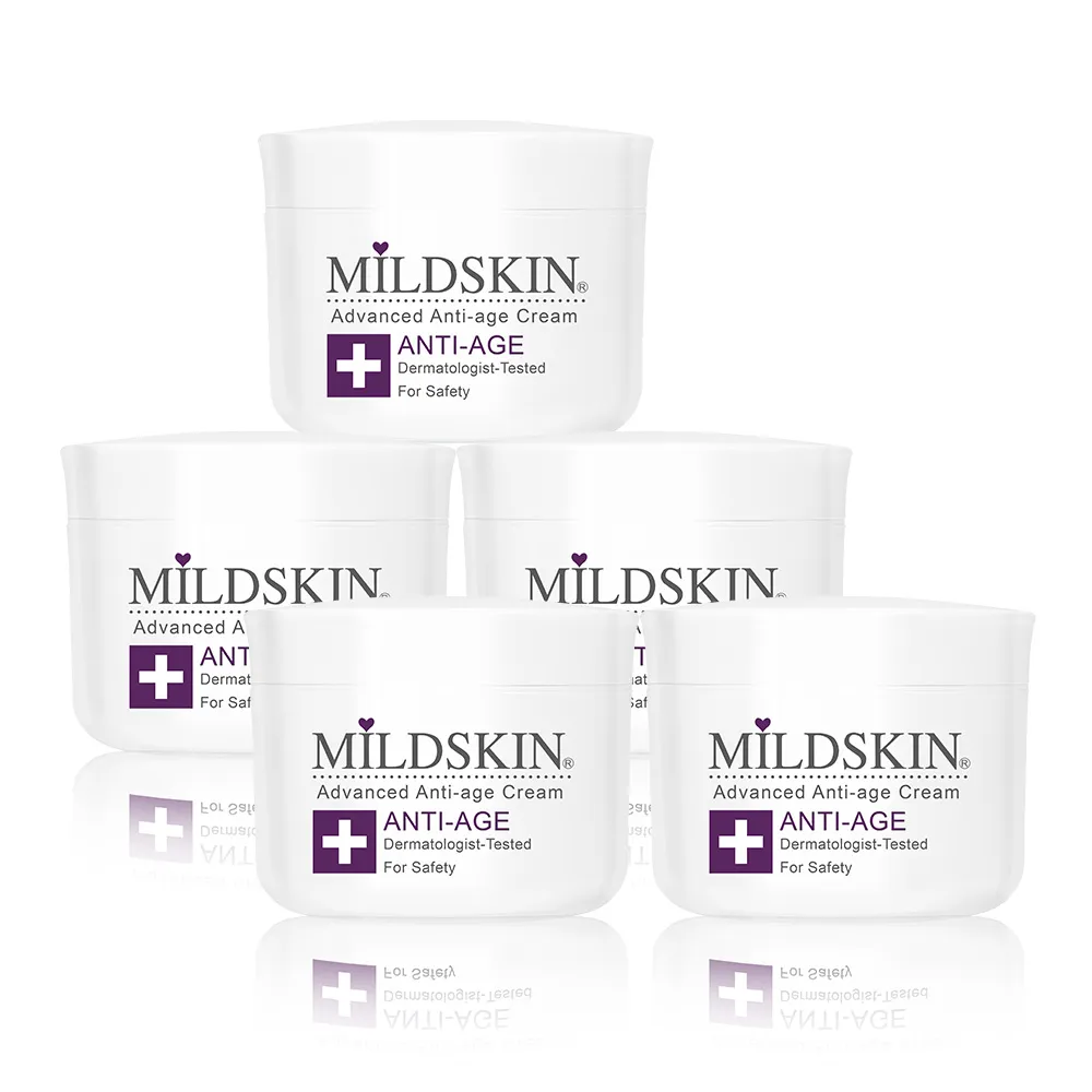 【MILDSKIN 麥德絲肌】專科修護系列-抗老撫紋霜(5入組)