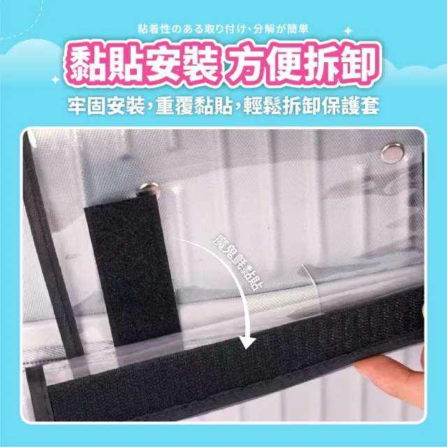 【Finger Pop 指選好物】行李箱保護套 免運費(適用20-30吋 防潑水 行李箱防塵套 防刮 透明好辨識)