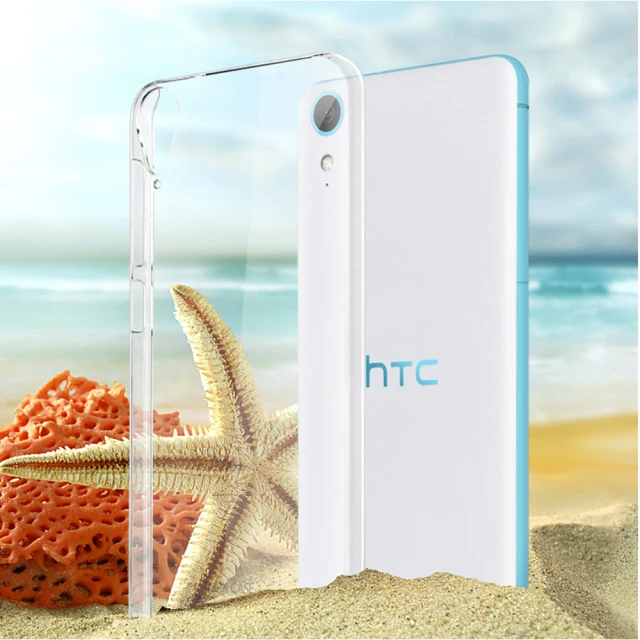 hTC Desire 830 晶亮透明 TPU 高質感軟式手機殼/保護套(光學紋理設計防指紋)