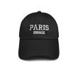 【HA:DAY】刺繡運動棒球帽 PARIS立體刺繡 鴨舌帽 遮陽帽 帽子(黑色)