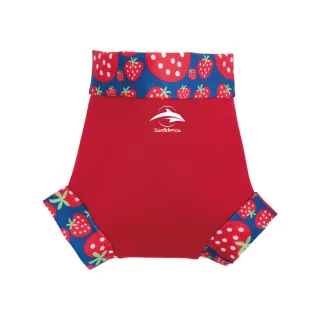 【Konfidence 康飛登】嬰幼兒游泳專用外層加強防漏尿布褲(紅/草莓)
