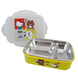 【OTTO】Hello Kitty x Line Friends不鏽鋼隔熱餐盒(KLS-8112B)