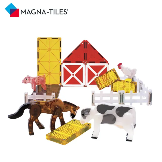 【Magna-Tiles】動物系列磁力積木25片-5款可選(磁力片)