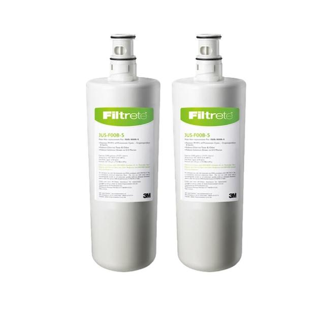 【3M】S008淨水器專用濾心3US-F008-5(2年份超值2入組)