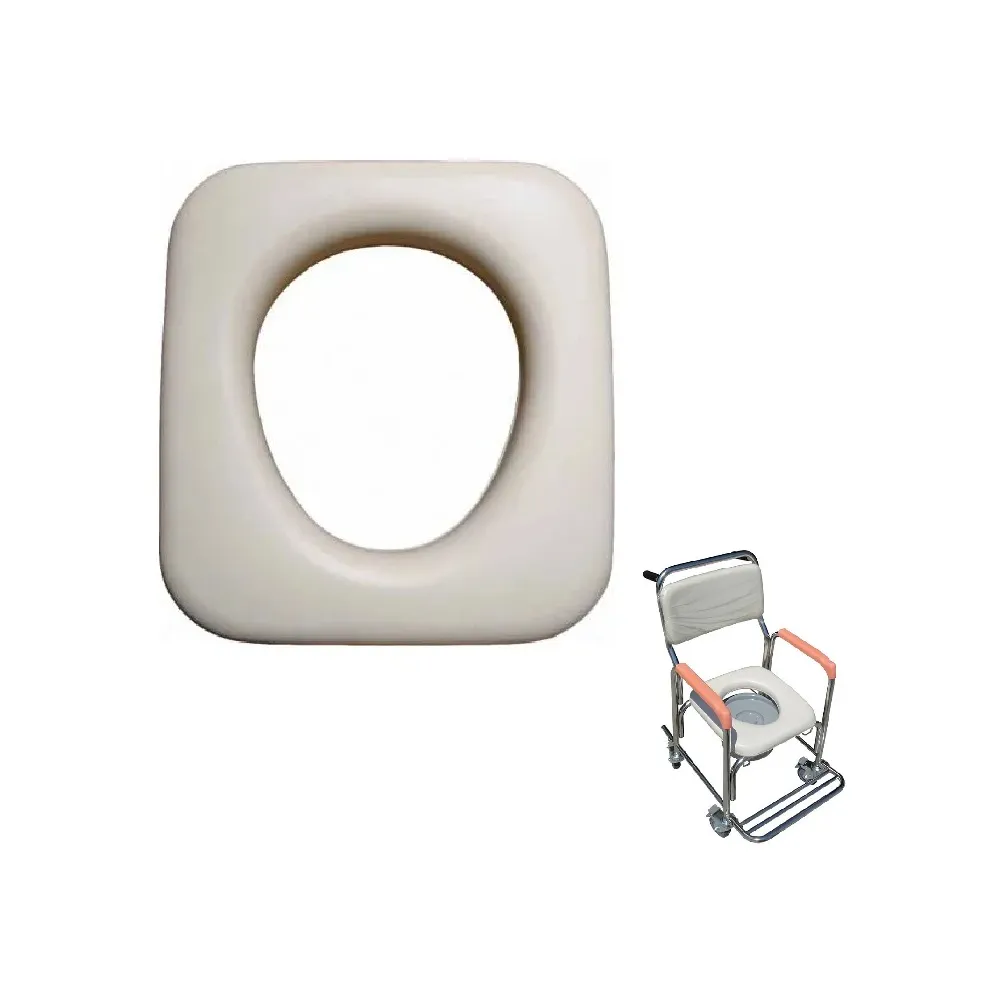 【海夫健康生活館】FZK 便器椅 馬桶椅 便盆椅 坐墊 座墊 白軟墊(KC001)