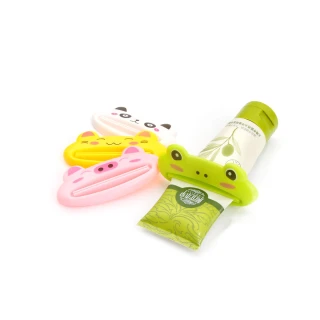 【kiret】趣味動物擠牙膏器-3入(牙刷 牙膏 必備 擠壓器 擠洗面乳器)