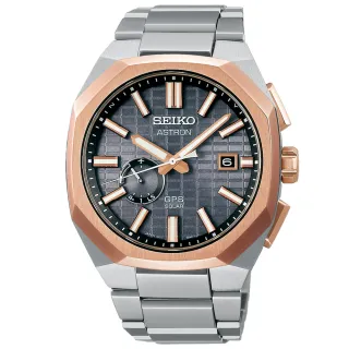 【SEIKO 精工】Astron系列 GPS 鈦金屬 薄型衛星電波腕錶 618 年中慶 禮物(SSJ014J1/3X62-0AA0K)