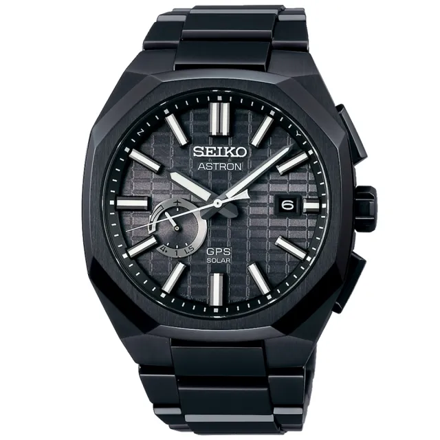 【SEIKO 精工】Astron系列 GPS 鈦金屬 薄型衛星電波腕錶 雙11 特惠(SSJ015J1/3X62-0AA0SD)