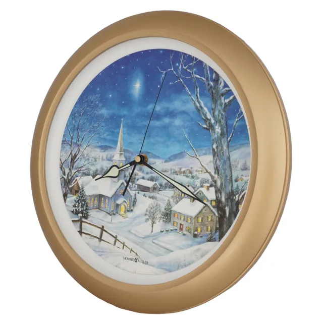 【鐘情坊 JUSTIME】北極星金色聖誕音樂時鐘(TCXM012)