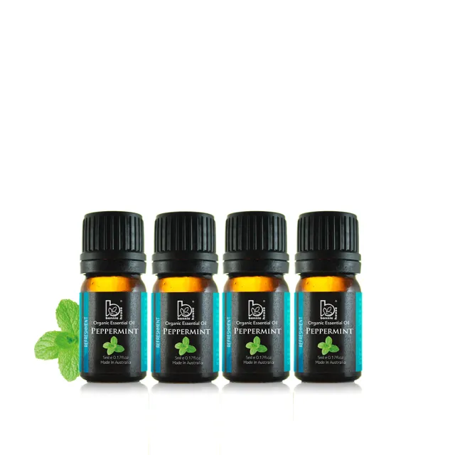 【Bonnie House 植享家】雙有機認證 薄荷精油5ml(四入組)