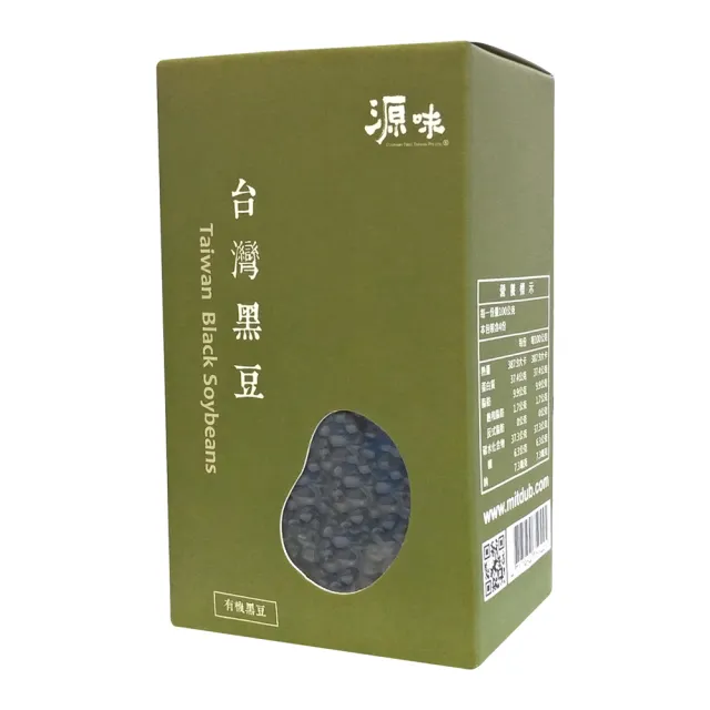 【台灣源味本舖】有機黑豆400g