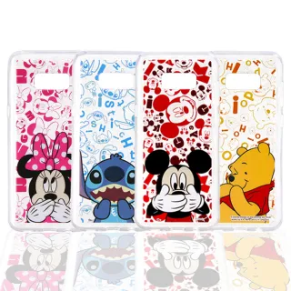 【Disney 迪士尼】Samsung Galaxy S8 摀嘴系列 彩繪透明保護軟套(5.8吋)