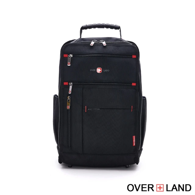 【OverLand】美式十字軍 - 美式簡約設計多夾層後背包(3062)