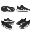 【NIKE 耐吉】童鞋 Omni Multi-Court PS 中童 運動鞋 黑 白 排球鞋 室內運動 魔鬼氈(DM9026-002)