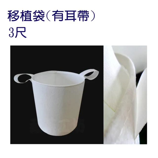 【蔬菜工坊005-A38-30】移植袋.美植袋3尺(有耳帶)