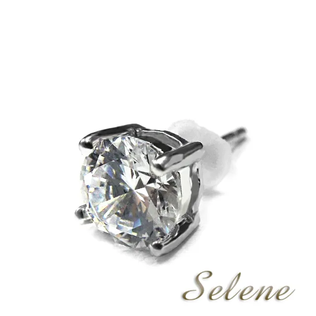 【Selene】閃耀美鑽純銀耳環(方晶鋯石)