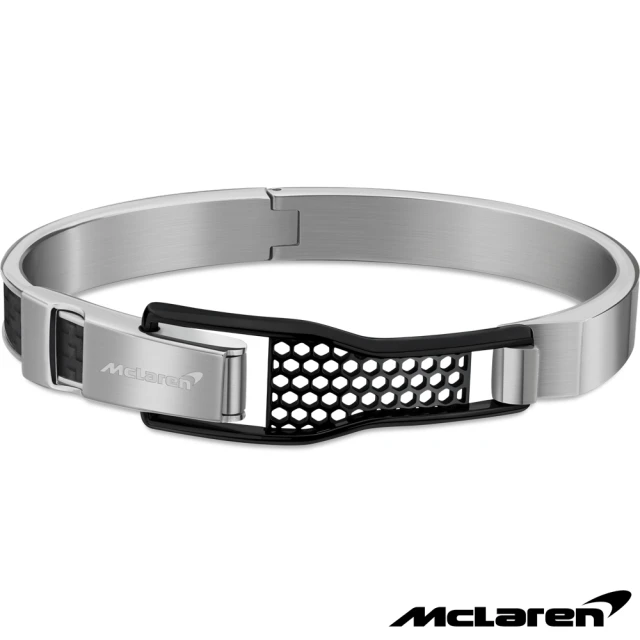 McLaren 邁拉輪 頂級英國超跑不銹鋼碳纖維手環(MG0411 65x52mm)