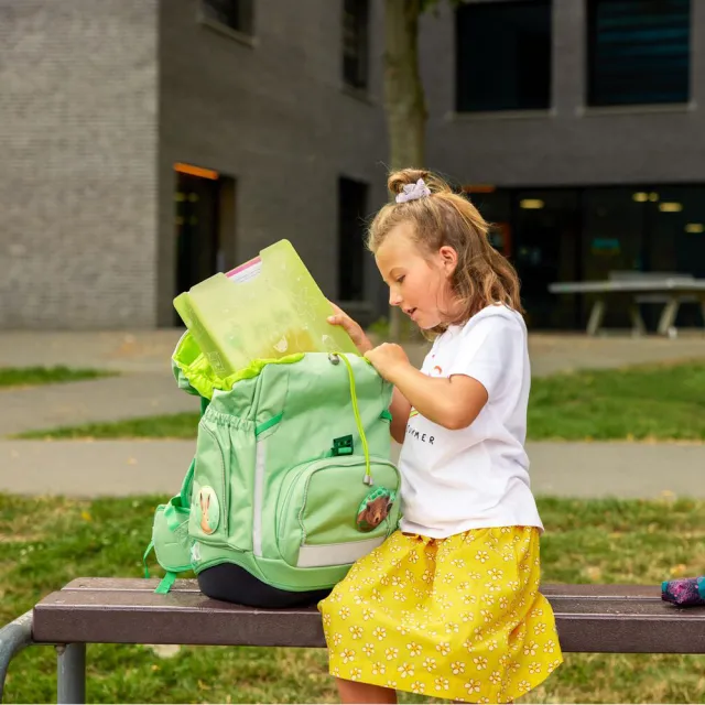 【Kid2Youth 大將作】德國 Ergobag S 基本款書包-紫色冰花/薰衣草紫(兒童成長護脊書包)