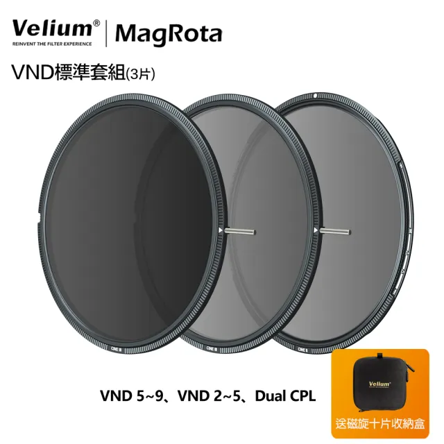 【Velium 銳麗瓏】MagRota  磁旋 動態錄影 VND標準套組 VND Standard Kit
