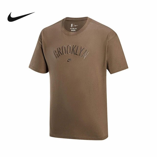 NIKE 耐吉 NBA 布魯克林 籃網隊 短袖上衣 籃球 AS BKN M NK CTS PRM ESS SS TEE 男款 咖啡(FJ0562040)