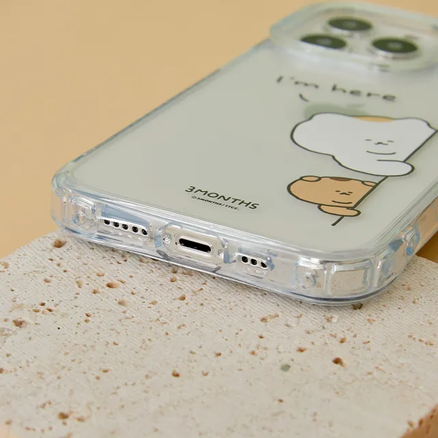 【TOYSELECT】iPhone 13 Pro 6.1吋 3MONTHS悠仔及阿布抗黃防摔iPhone手機殼