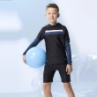 【SARBIS】男中童二件式防曬泳裝附泳帽(B722338)