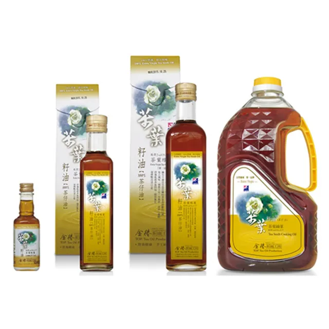 【金椿茶油工坊】茶葉綠菓 茶葉籽油(500ml/瓶)