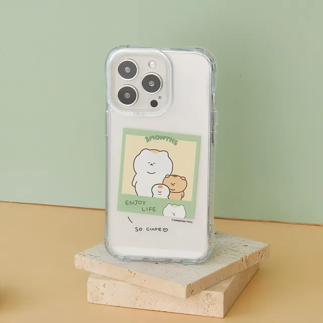 【TOYSELECT】iPhone 13 Pro 6.1吋 3MONTHS可愛拍貼系列抗黃防摔iPhone手機殼