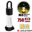【LED LENSER】ML6 專業充電式照明燈/露營燈-750流明.電手筒(502084 黃光)