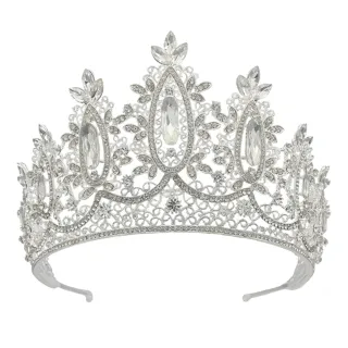 【Jpqueen】巴洛克黃冠歐風復古華麗髮箍髮飾(5色可選)