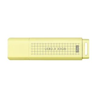 【TCELL 冠元】3入組-USB2.0 32GB 文具風隨身碟-奶油色