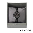 【KANGOL】奢華大理石紋晶鑽錶 / 手錶 / 腕錶 - KG73330-02Y(曜石黑)