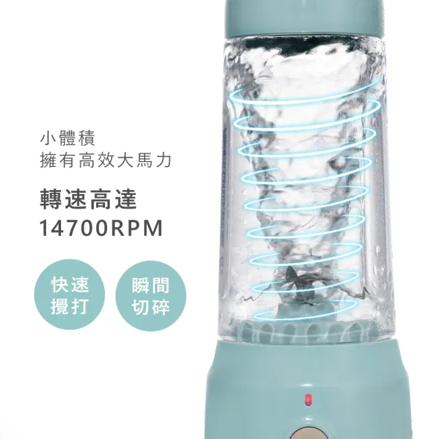 【KINYO】USB復古便攜果汁機/榨汁機(JRU-6830)