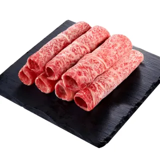 【鮮食家任選】漢克嚴選和鑽牛雪花火鍋燒烤肉片(150g±10%/包)