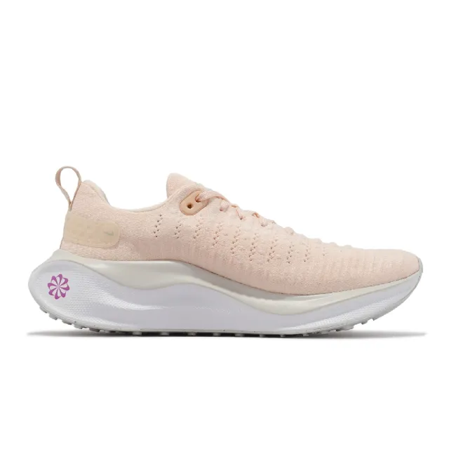 【NIKE 耐吉】慢跑鞋 Wmns ReactX Infinity Run 4 女鞋 粉橘 紫 緩震 運動鞋(DR2670-800)