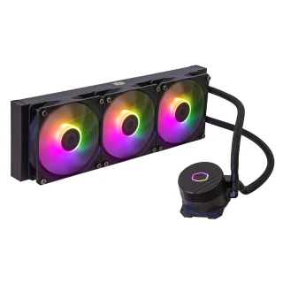 【CoolerMaster】Cooler Master MasterLiquid 360L Core ARGB  黑色 水冷散熱器(360L Core ARGB)