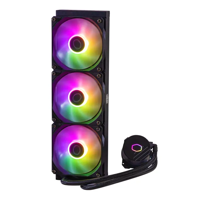 【CoolerMaster】Cooler Master MasterLiquid 360L Core ARGB  黑色 水冷散熱器(360L Core ARGB)