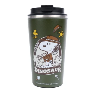 【SNOOPY 史努比】史努比恐龍探險隊不鏽鋼隨行杯