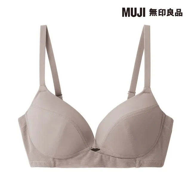 【MUJI 無印良品】女尼龍可調整胸型胸罩(共3色)